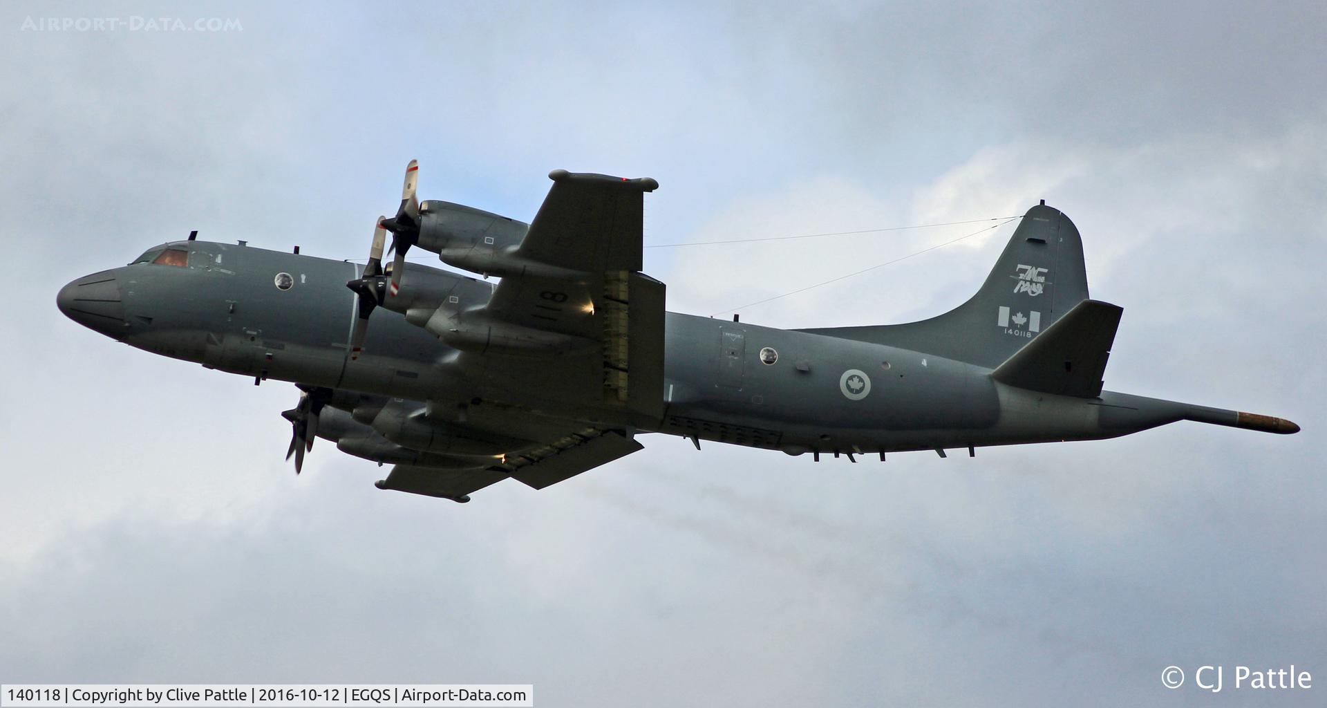 140118, 1981 Lockheed CP-140 Aurora C/N 285B-5725, In action at RAF Lossiemouth EGQS during Exercise Joint Warrior 16-2