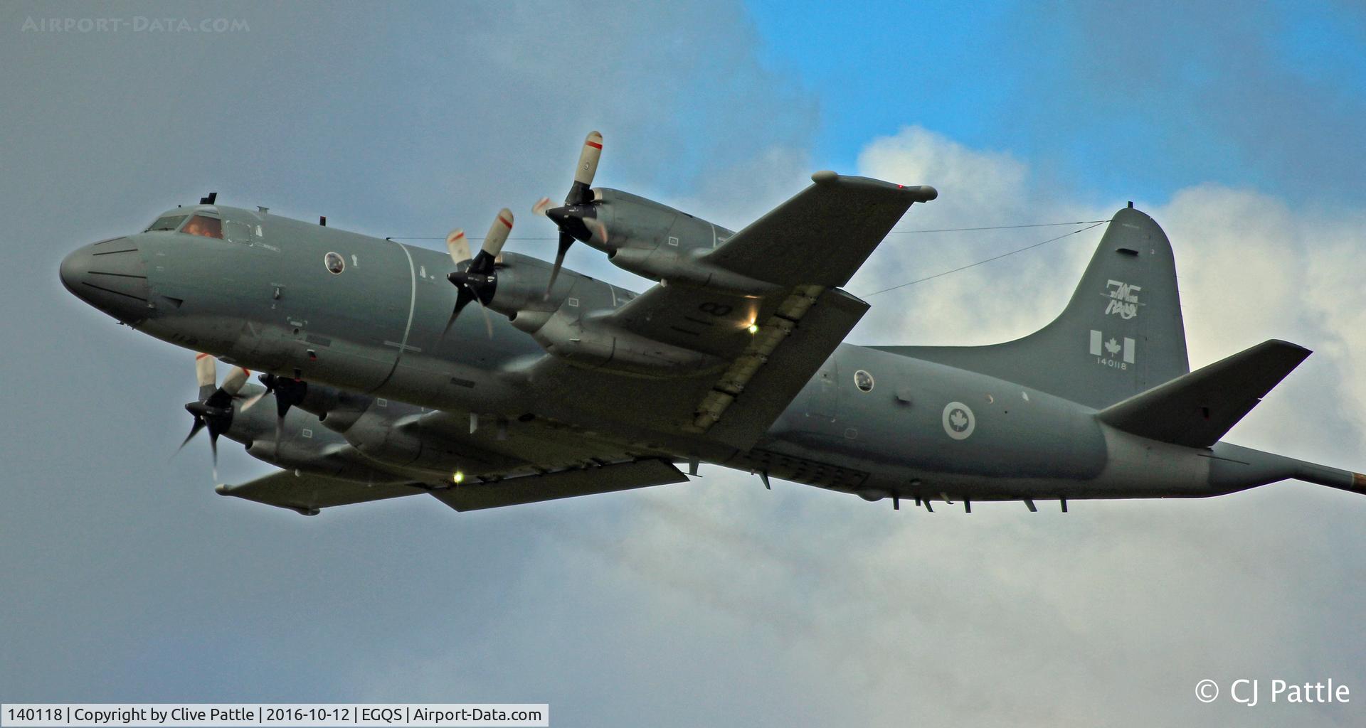 140118, 1981 Lockheed CP-140 Aurora C/N 285B-5725, In action at RAF Lossiemouth EGQS during Exercise Joint Warrior 16-2