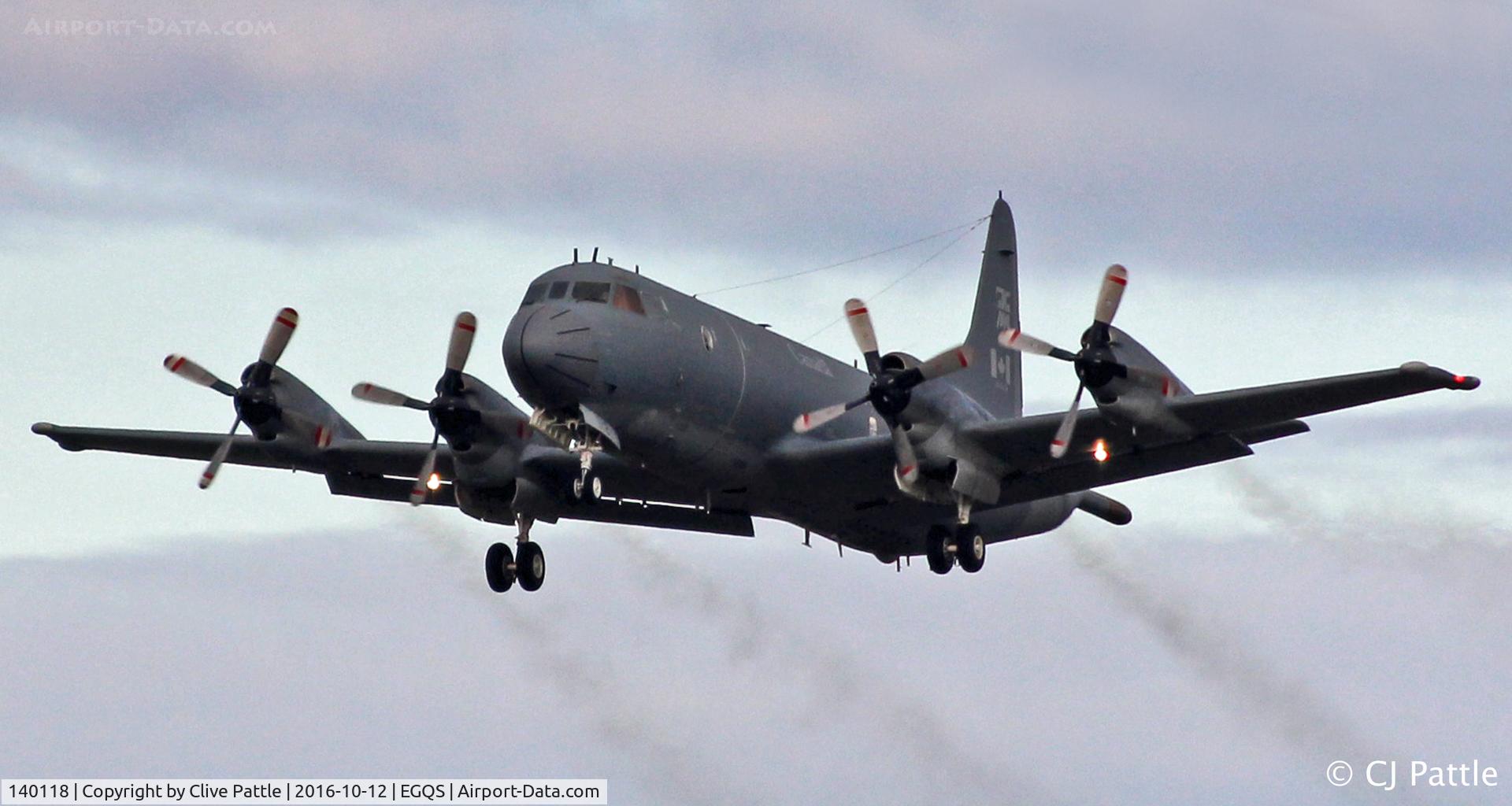 140118, 1981 Lockheed CP-140 Aurora C/N 285B-5725, In action at RAF Lossiemouth EGQS during Exercise Joint Warrior 16-2
