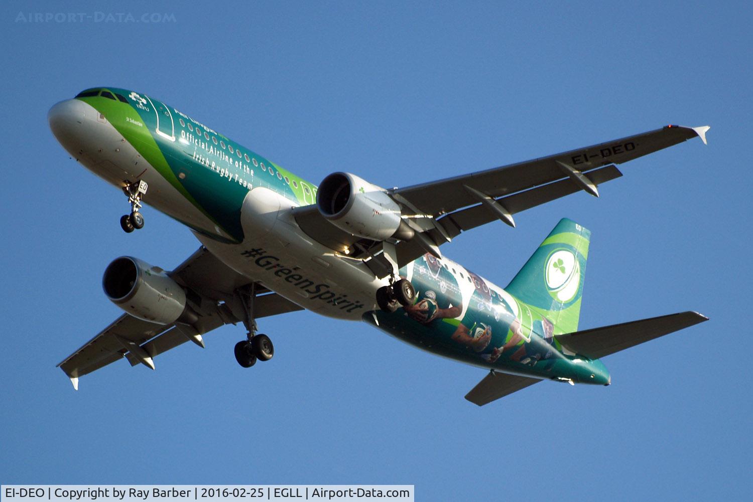 EI-DEO, 2005 Airbus A320-214 C/N 2486, Airbus A320-214 [2486] (Aer Lingus) Home~G 25/02/2016. On approach 27R.