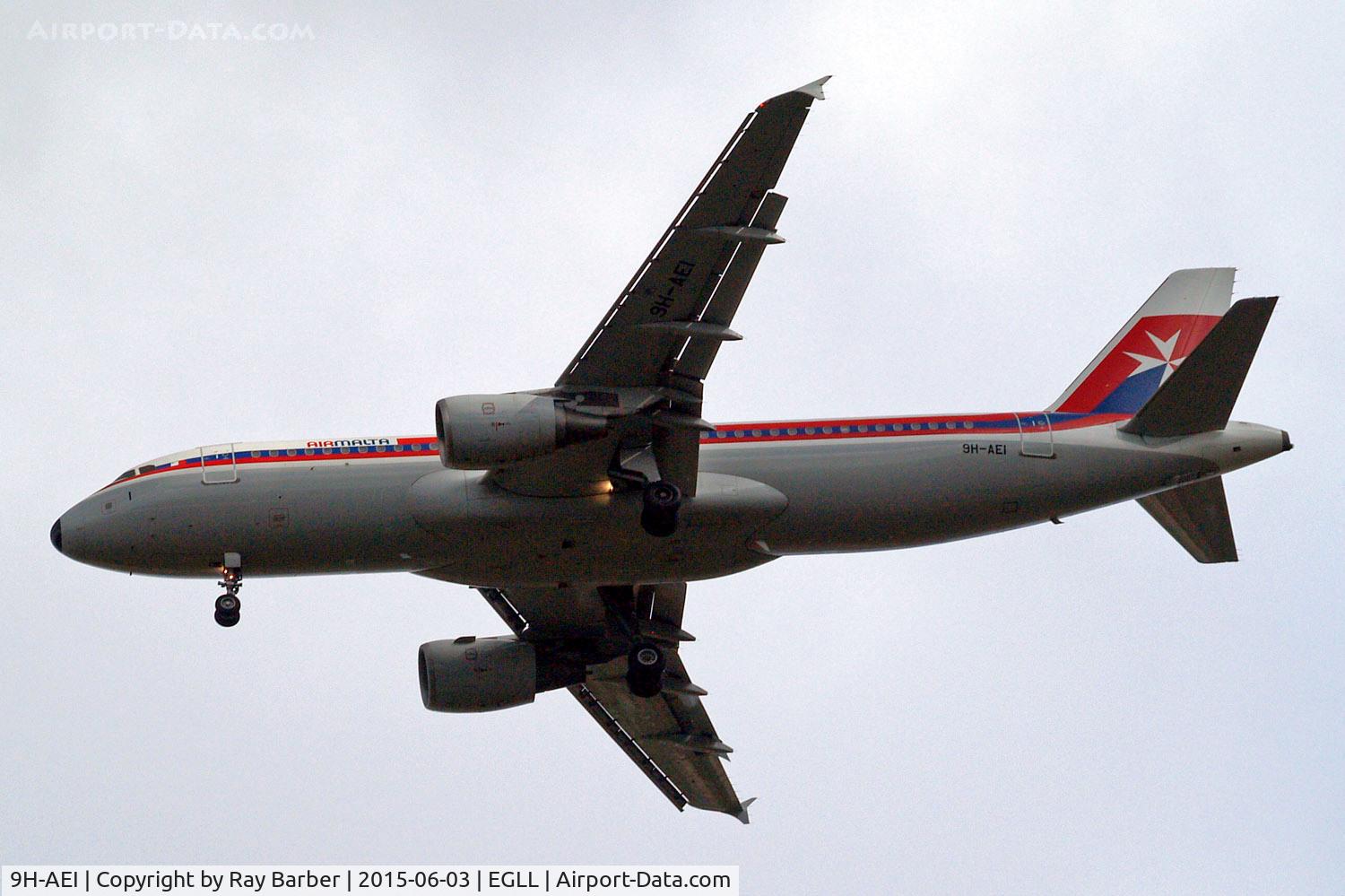 9H-AEI, 2004 Airbus A320-214 C/N 2189, Airbus A320-214 [2189] (Air Malta) Home~G 03/06/2015. On approach 27R.