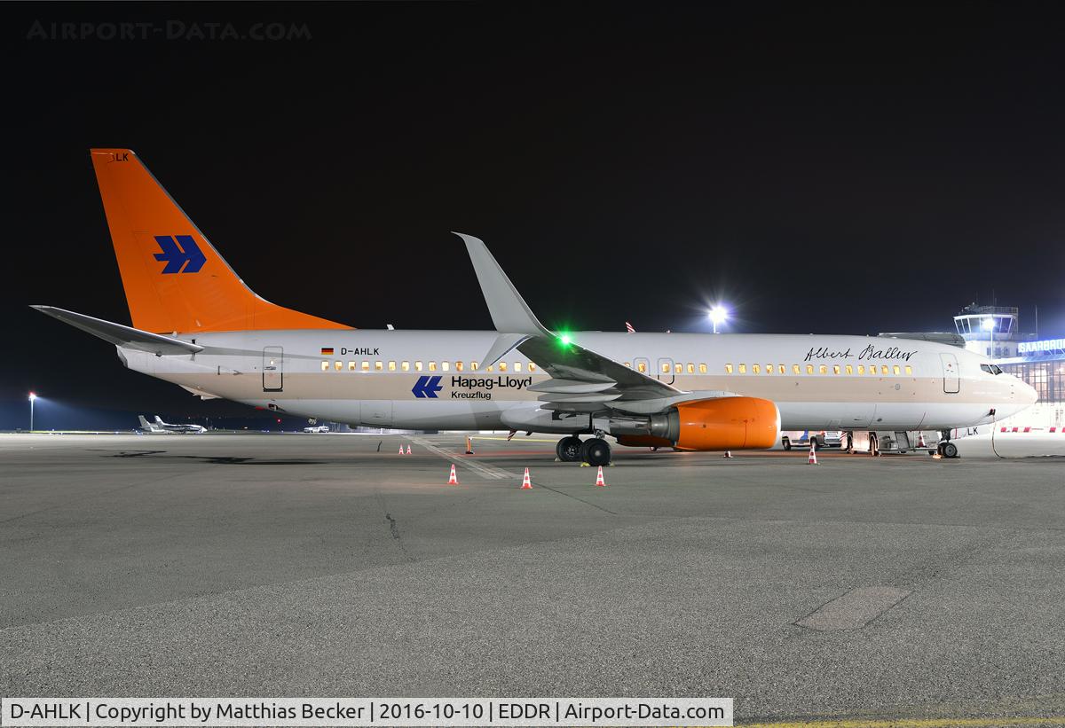 D-AHLK, 2008 Boeing 737-8K5 C/N 35143, D-AHLK