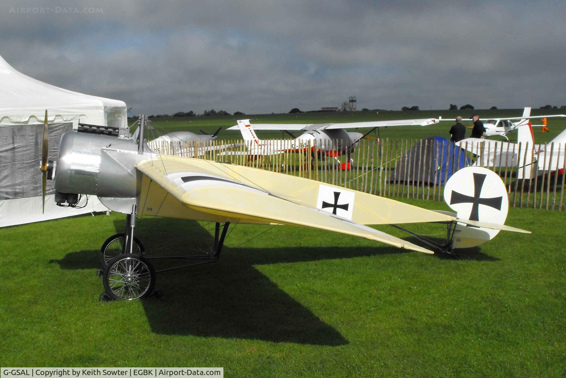 G-GSAL, 2008 Fokker EIII Replica C/N GS-101, LAA Flyin