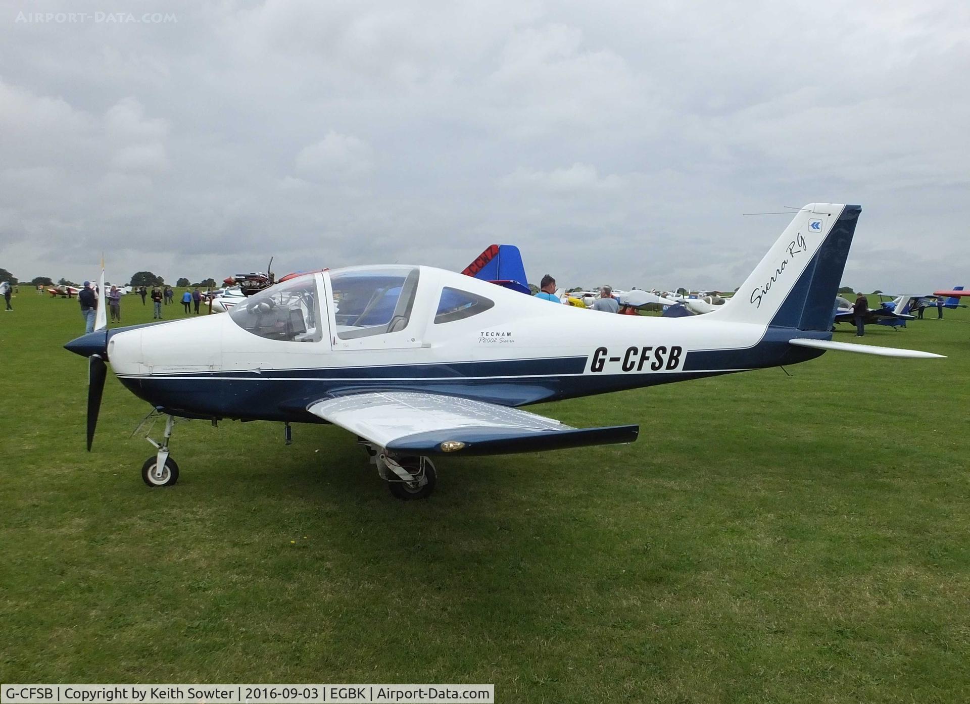 G-CFSB, 2008 Tecnam P-2002RG Sierra C/N LAA 333A-14864, LAA FLY-IN