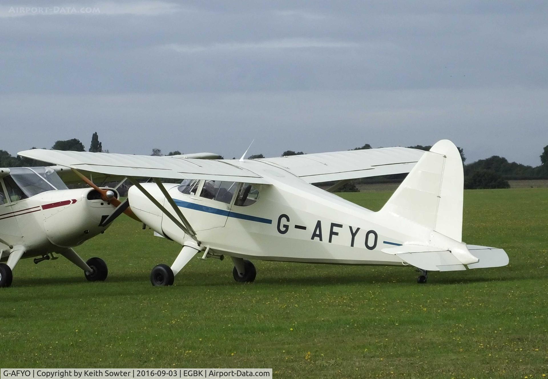 G-AFYO, 1939 Stinson HW-75 C/N 7039, LAA FLY-IN