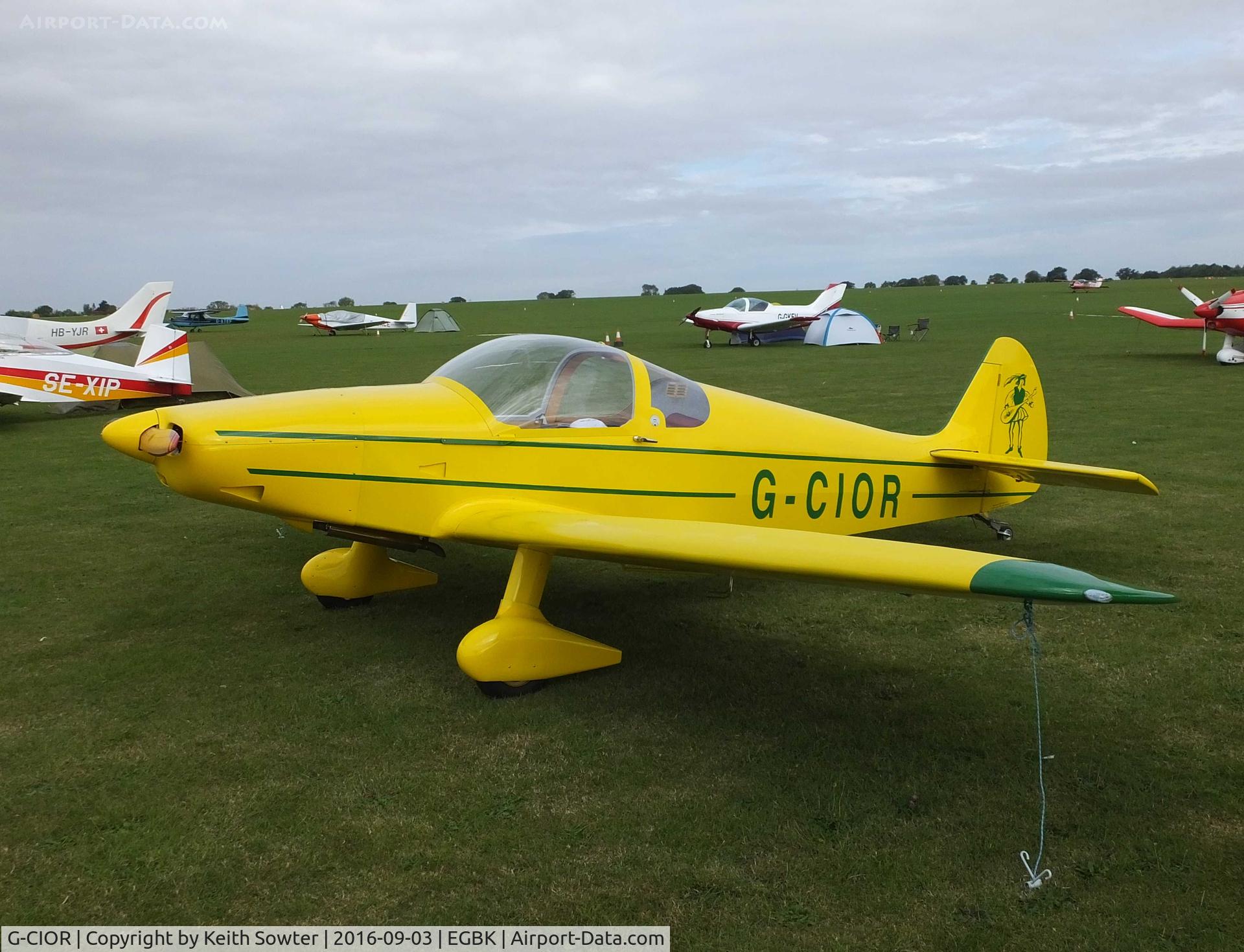 G-CIOR, 2015 Nicollier HN-700 Menestrel II C/N LAA 217-15169, LAA FLY-IN