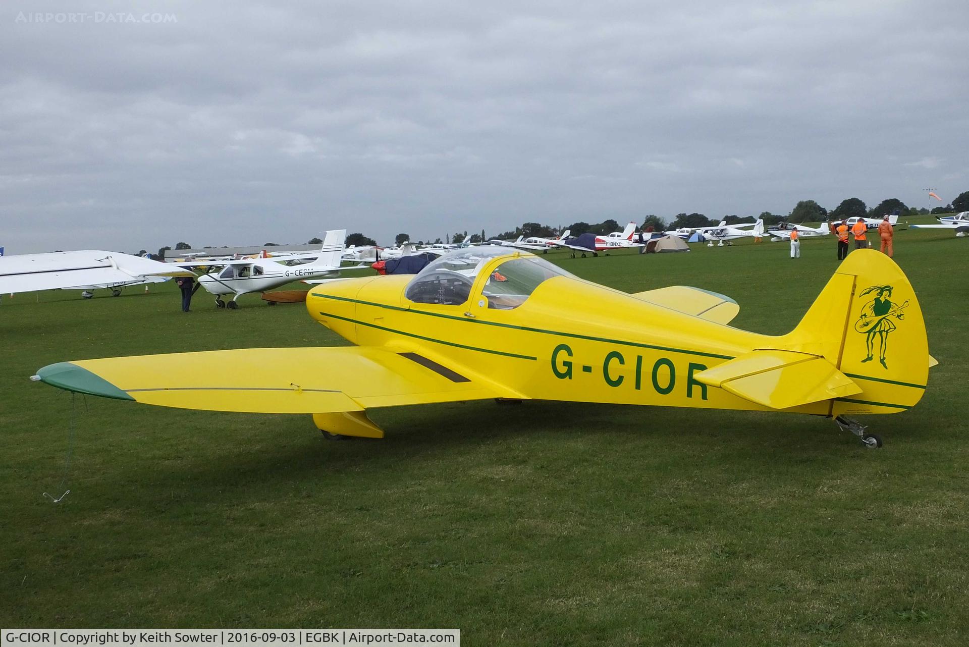 G-CIOR, 2015 Nicollier HN-700 Menestrel II C/N LAA 217-15169, LAA FLY-IN