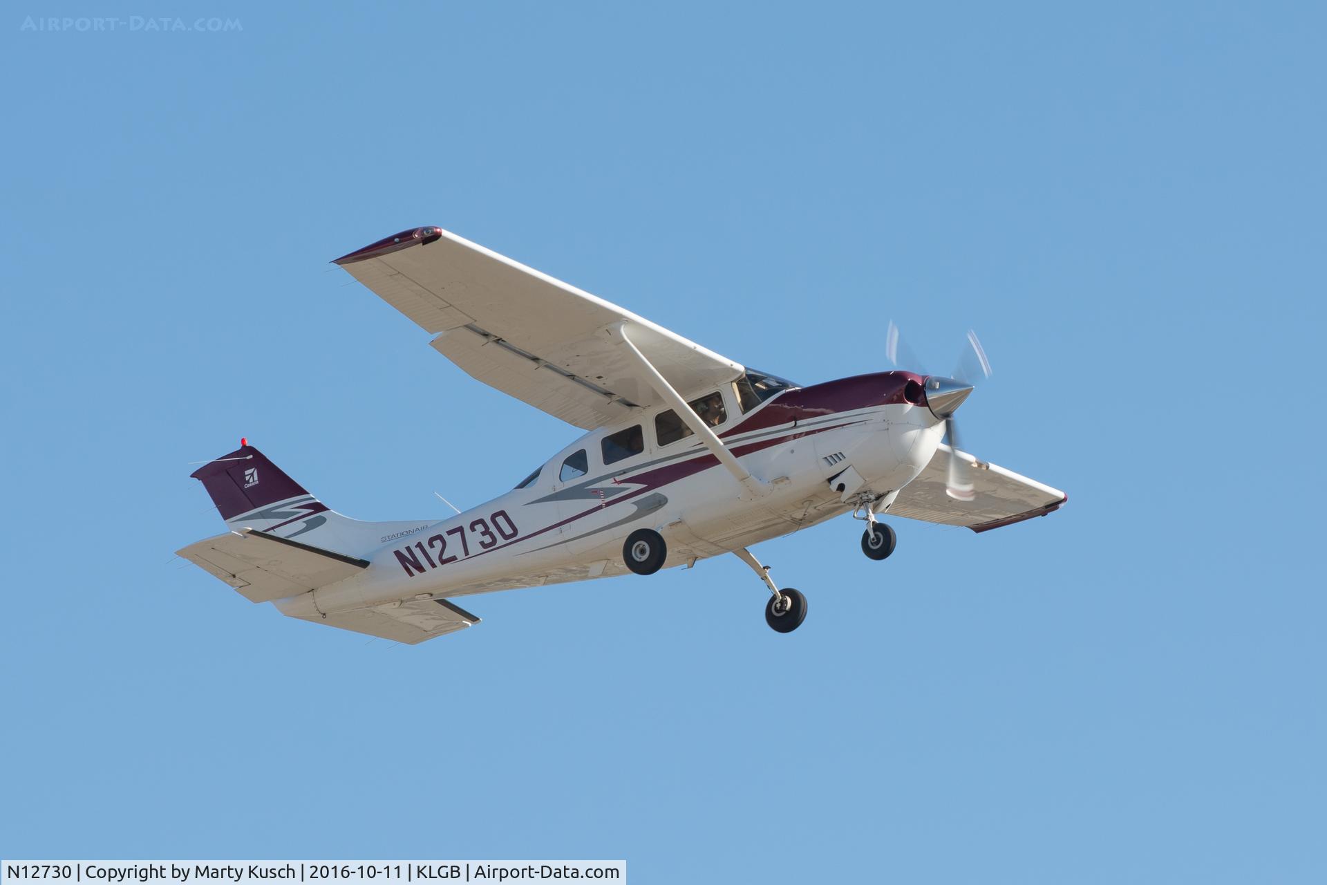 N12730, 2007 Cessna 206H Stationair C/N 20608302, Departing 25L