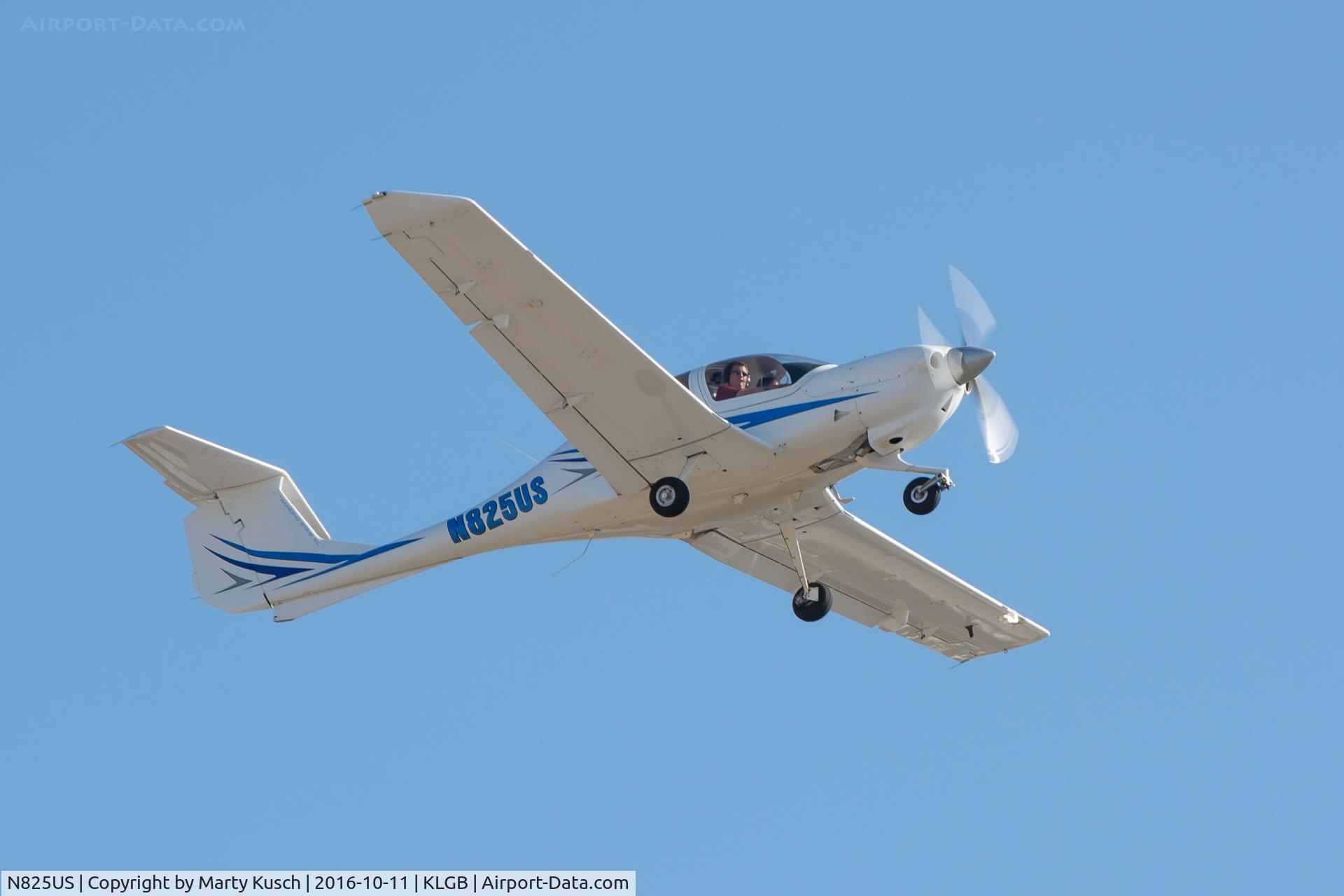N825US, 2007 Diamond DA-40 Diamond Star C/N 40.825, Departing 25L
