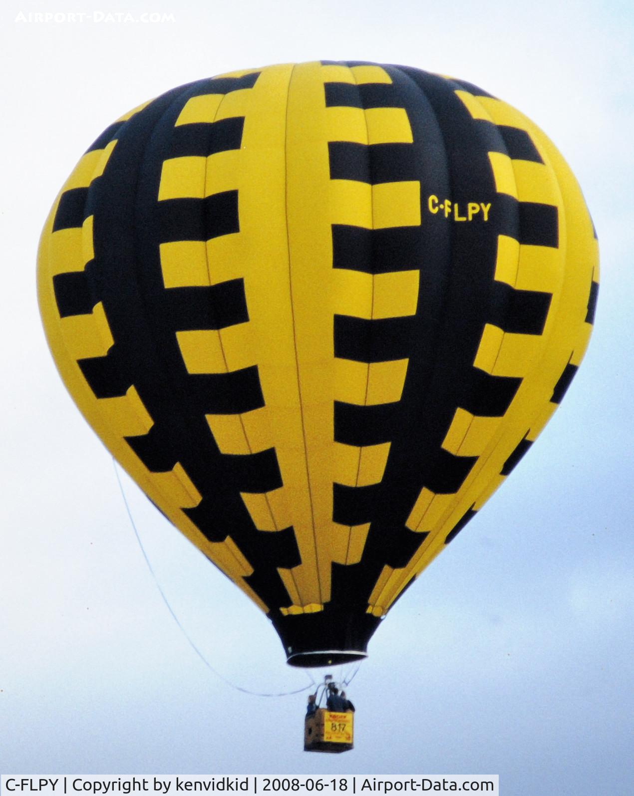 C-FLPY, 1992 Fantasy Sky Promotions FANTASY EIGHT C/N 061, Lifting off at the 1996 Albuquerque Balloon Fiesta.