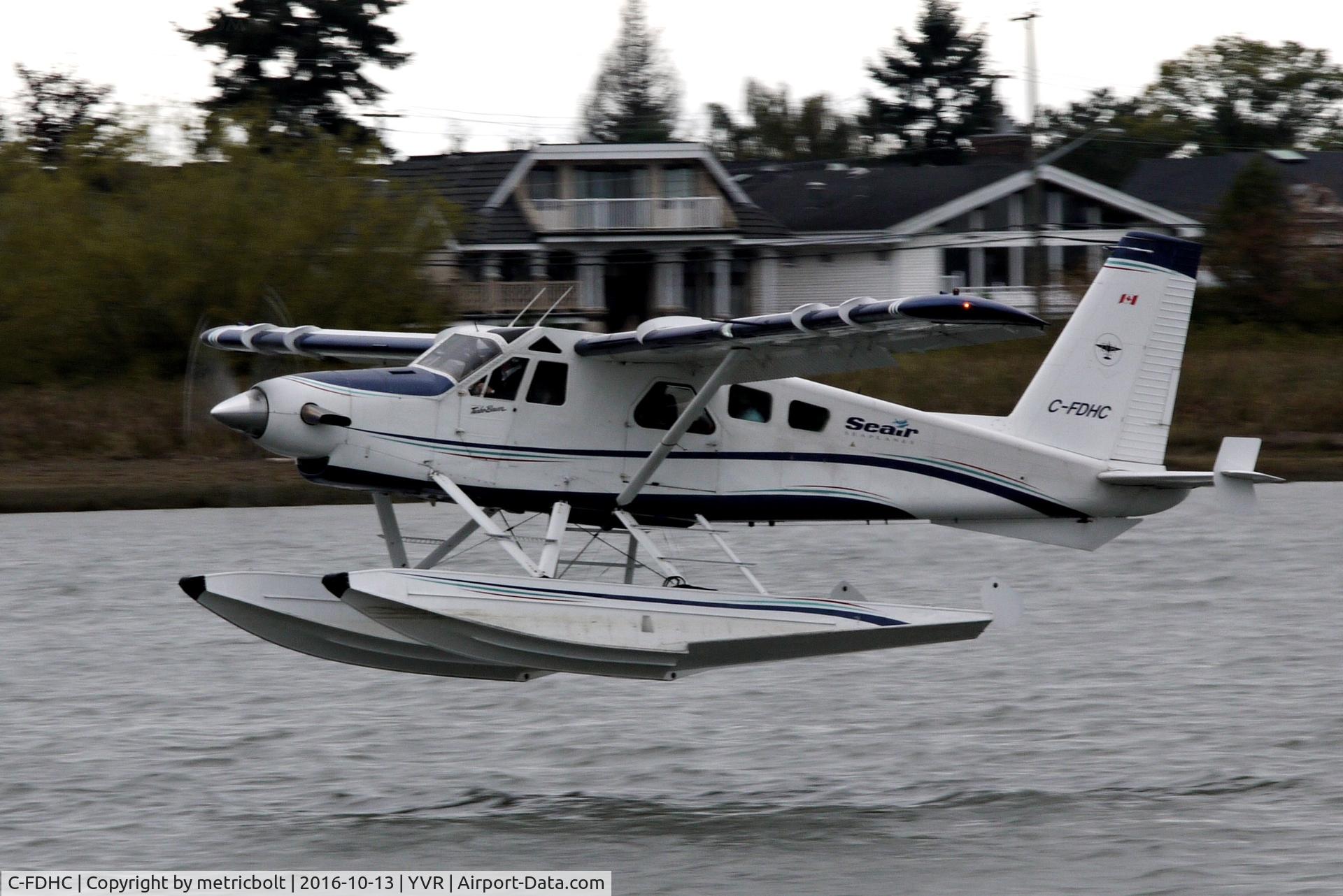 C-FDHC, 1967 De Havilland Canada DHC-2 Turbo-Beaver Mk.3 C/N 1677TB45, Departure from the Fraser River