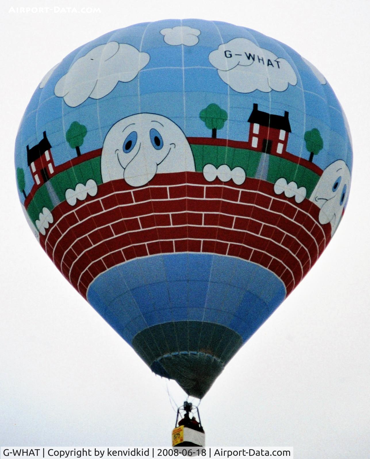 G-WHAT, 1991 Thunder And Colt Ltd Colt 77A C/N 1911, Lifting off at the 1996 Albuquerque Balloon Fiesta.