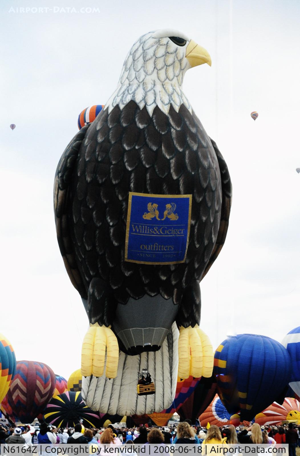 N6164Z, 1996 Cameron Balloons Us EAGLE-110 C/N 3638, Lifting off at the 1996 Albuquerque Balloon Fiesta.
