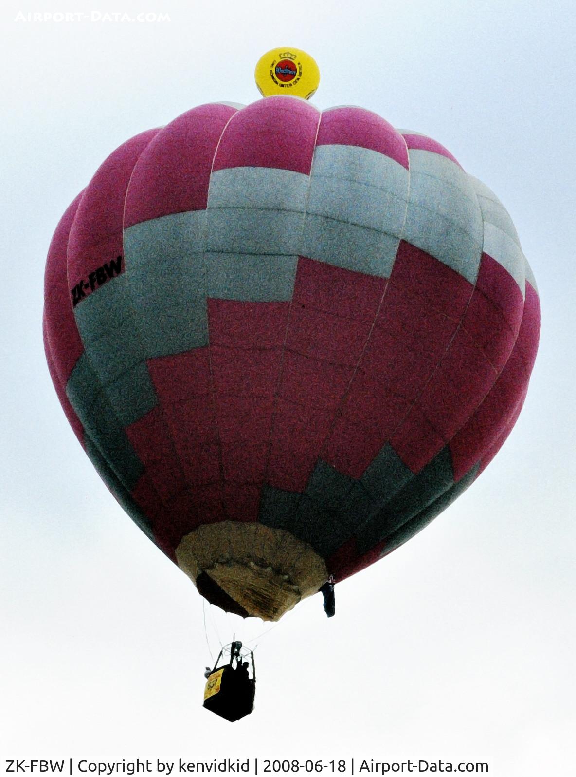 ZK-FBW, Kavanagh Balloons D-77 C/N KB090, Lifting off at the 1996 Albuquerque Balloon Fiesta.