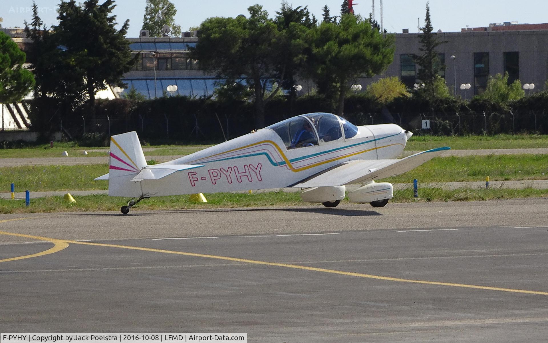 F-PYHY, Jodel D-119 3L C/N 1504, F-PYHY taxiing at Cannes Airport