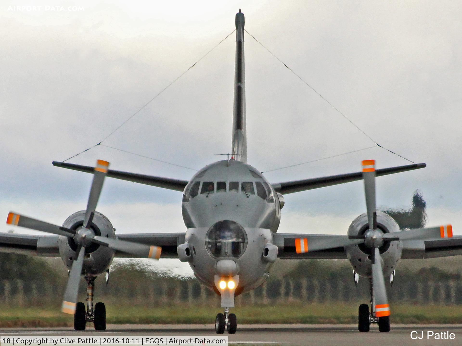18, Breguet 1150 Atlantic ATL2 C/N 18, In action at RAF Lossiemouth EGQS during Exercise Joint Warrior 16-2
