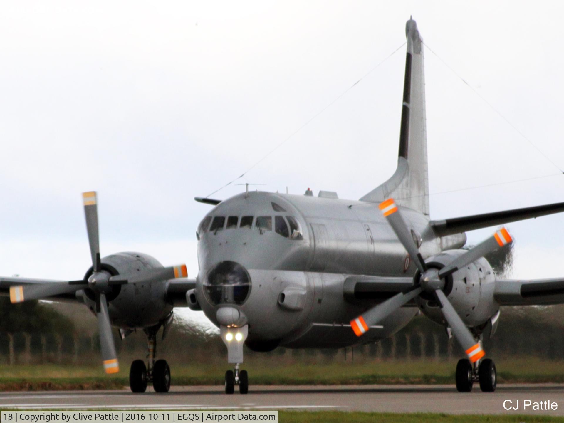18, Breguet 1150 Atlantic ATL2 C/N 18, In action at RAF Lossiemouth EGQS during Exercise Joint Warrior 16-2
