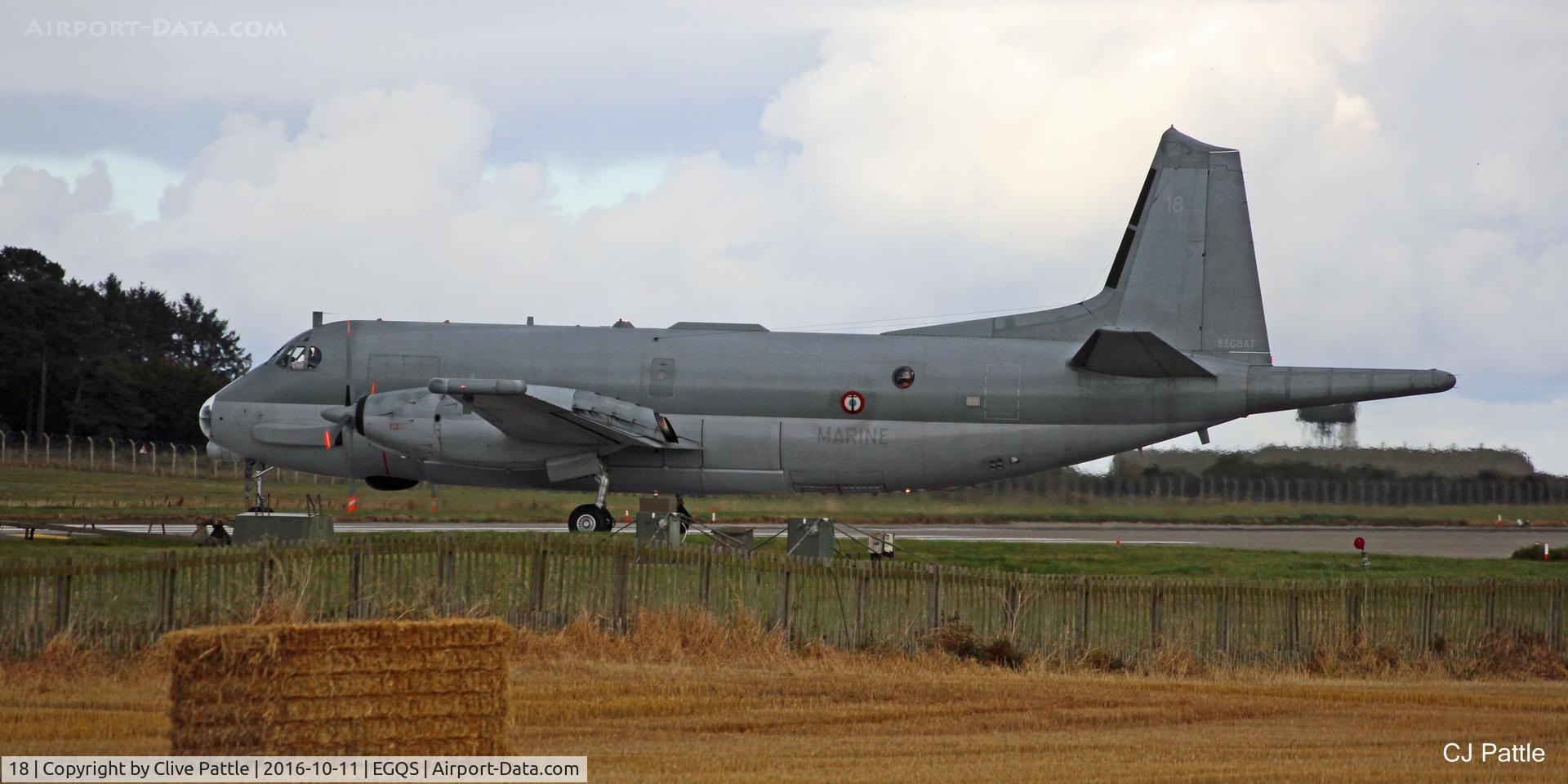 18, Breguet 1150 Atlantic ATL2 C/N 18, In action at RAF Lossiemouth EGQS during Exercise Joint Warrior 16-2