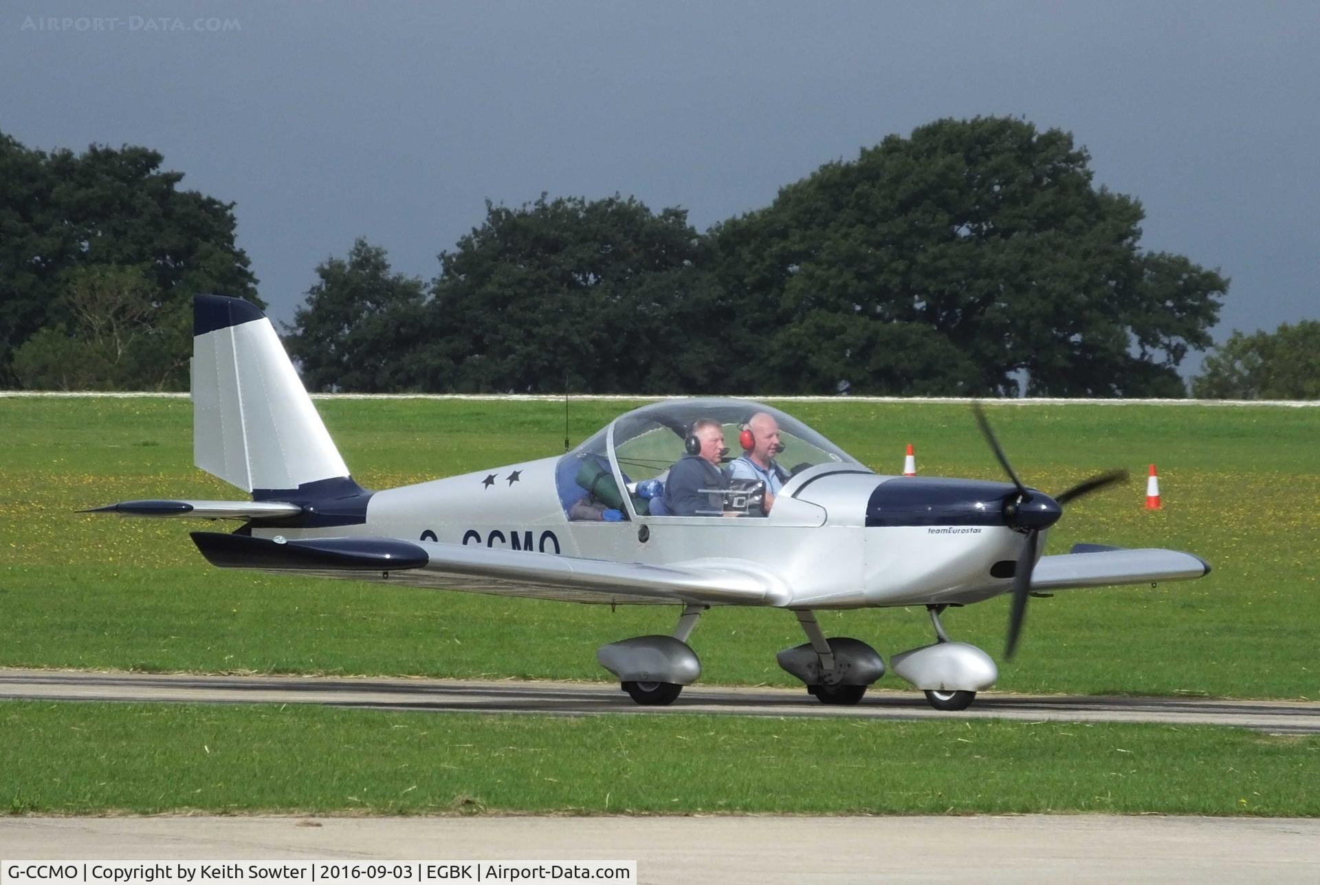 G-CCMO, 2003 Aerotechnik EV-97A Eurostar C/N PFA 315-14155, LAA Fly-I