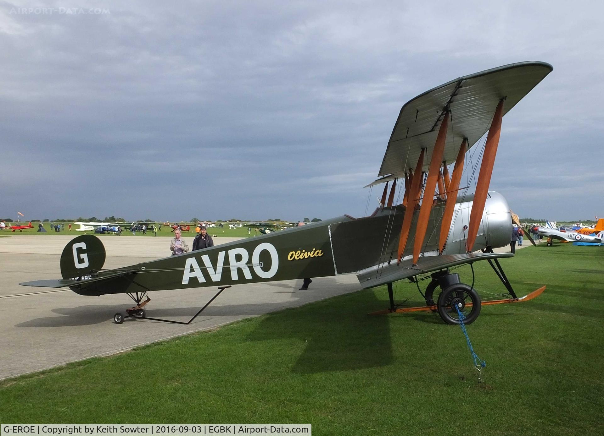 G-EROE, 2010 Avro 504K Replica C/N OLA-002, LAA Fly-I
