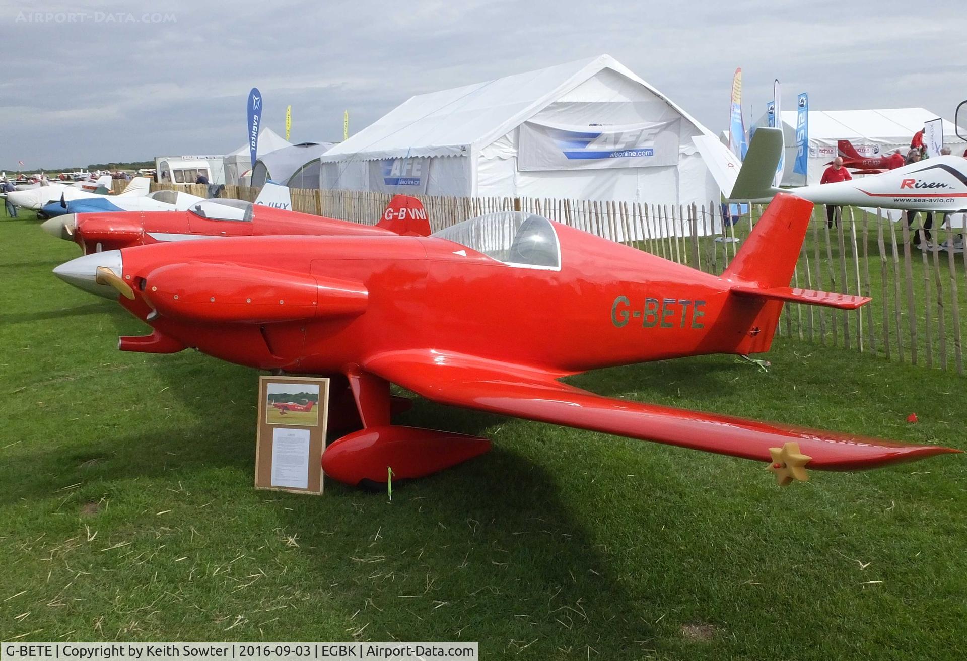 G-BETE, 1976 Rollason Beta B2 C/N PFA 002-10169, LAA Fly-In