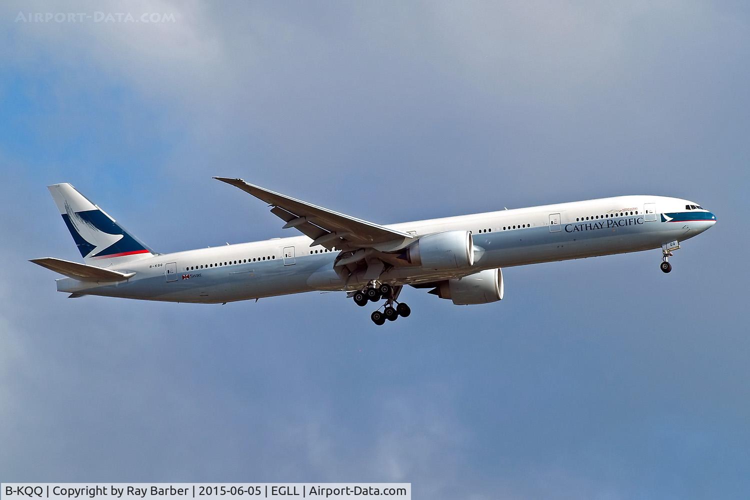 B-KQQ, 2014 Boeing 777-367/ER C/N 41762, Boeing 777-367ER [41762] (Cathay Pacific Airways) Home~G 05/06/2015. On approach 27L.