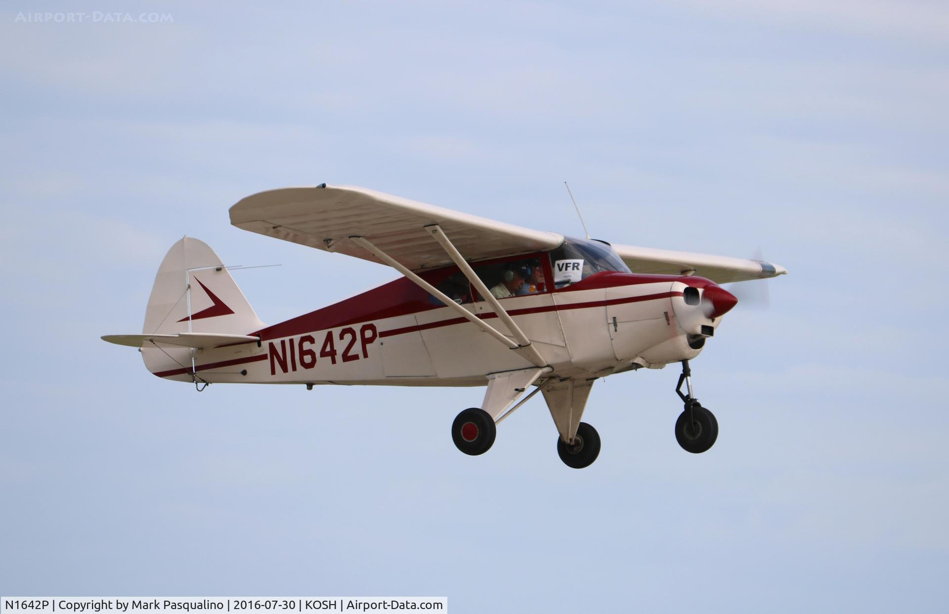 N1642P, 1954 Piper PA-22-150 C/N 22-2458, Piper PA-22-150