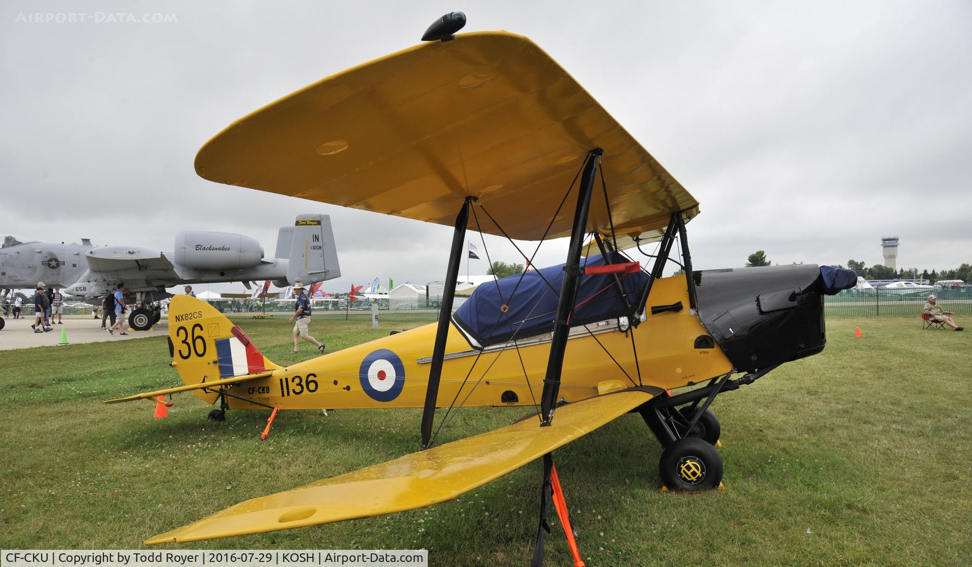 CF-CKU, 1940 De Havilland Canada DH-82C Tiger Moth C/N DHC555, Airventure 2016