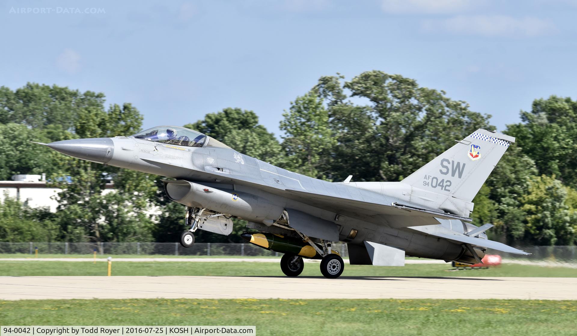 94-0042, Lockheed F-16CM Fighting Falcon C/N CC-194, Airventure 2016