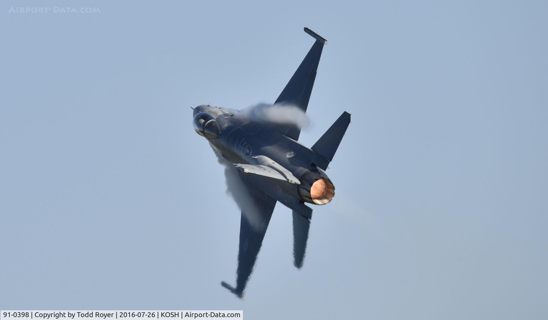 91-0398, 1993 General Dynamics F-16C Fighting Falcon C/N CC-86, Airventure 2016