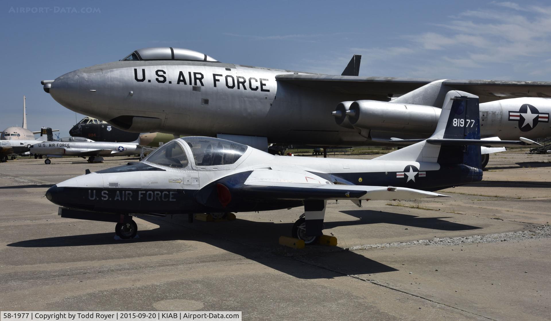 58-1977, 1958 Cessna T-37B Tweety Bird C/N 40402, On display at the Kansas Air Museum