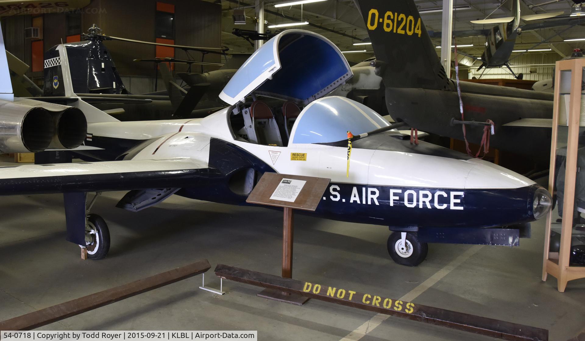 54-0718, Cessna XT-37 C/N 40003, On display at the Mid America Air Museum