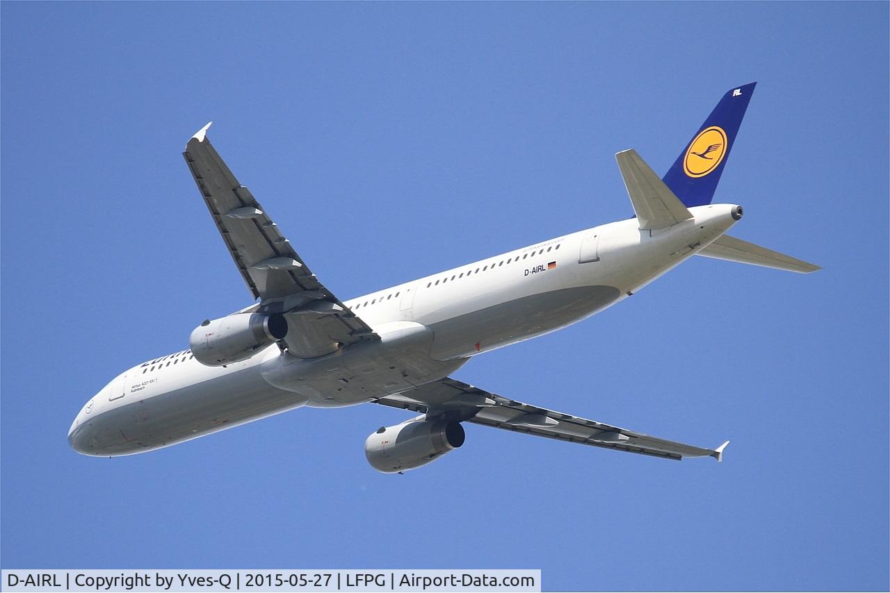 D-AIRL, 1994 Airbus A321-131 C/N 505, Airbus A321-131, Take off Rwy 27L, Roissy Charles De Gaulle Airport (LFPG-CDG)