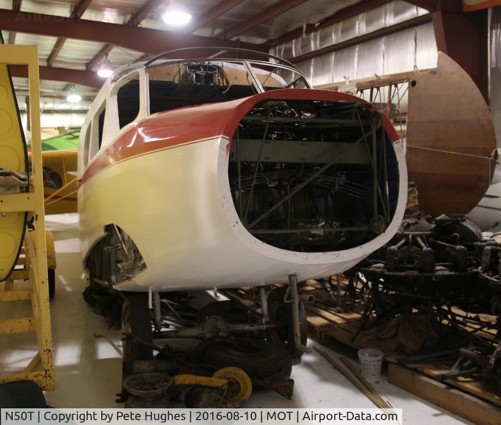 N50T, 1943 Cessna UC-78B (T-50) Bobcat Bobcat C/N 6548, N50T Bobcat under restoration in the workshop of the superb Dakota Territory Air Museum at Minot, North Dakota