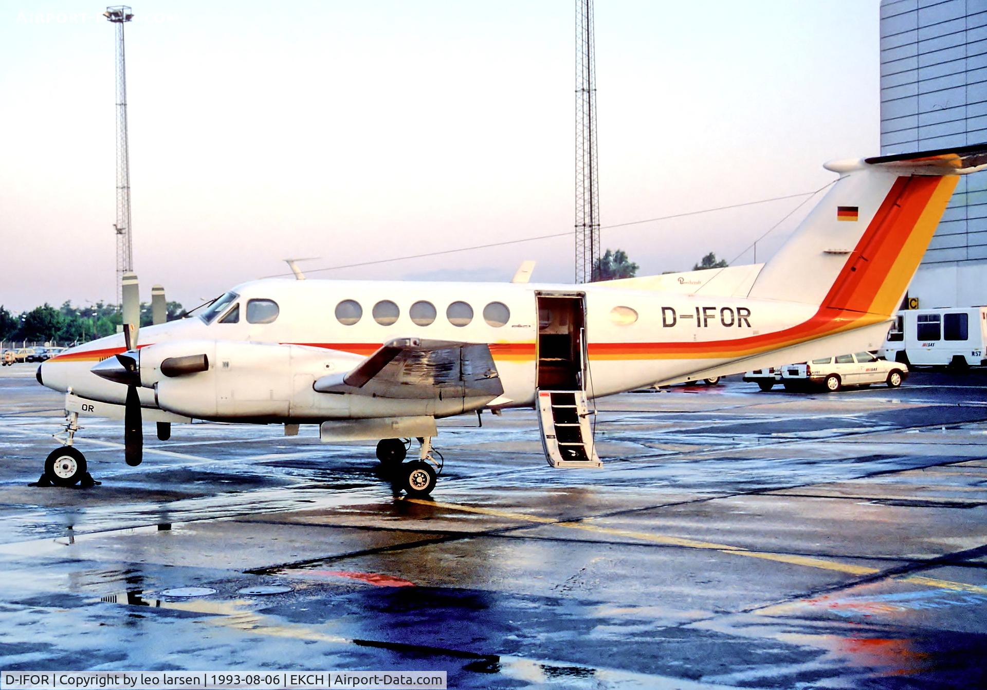 D-IFOR, 1979 Beech 200 Super King Air C/N BB-555, Copenhagen 6.8.93