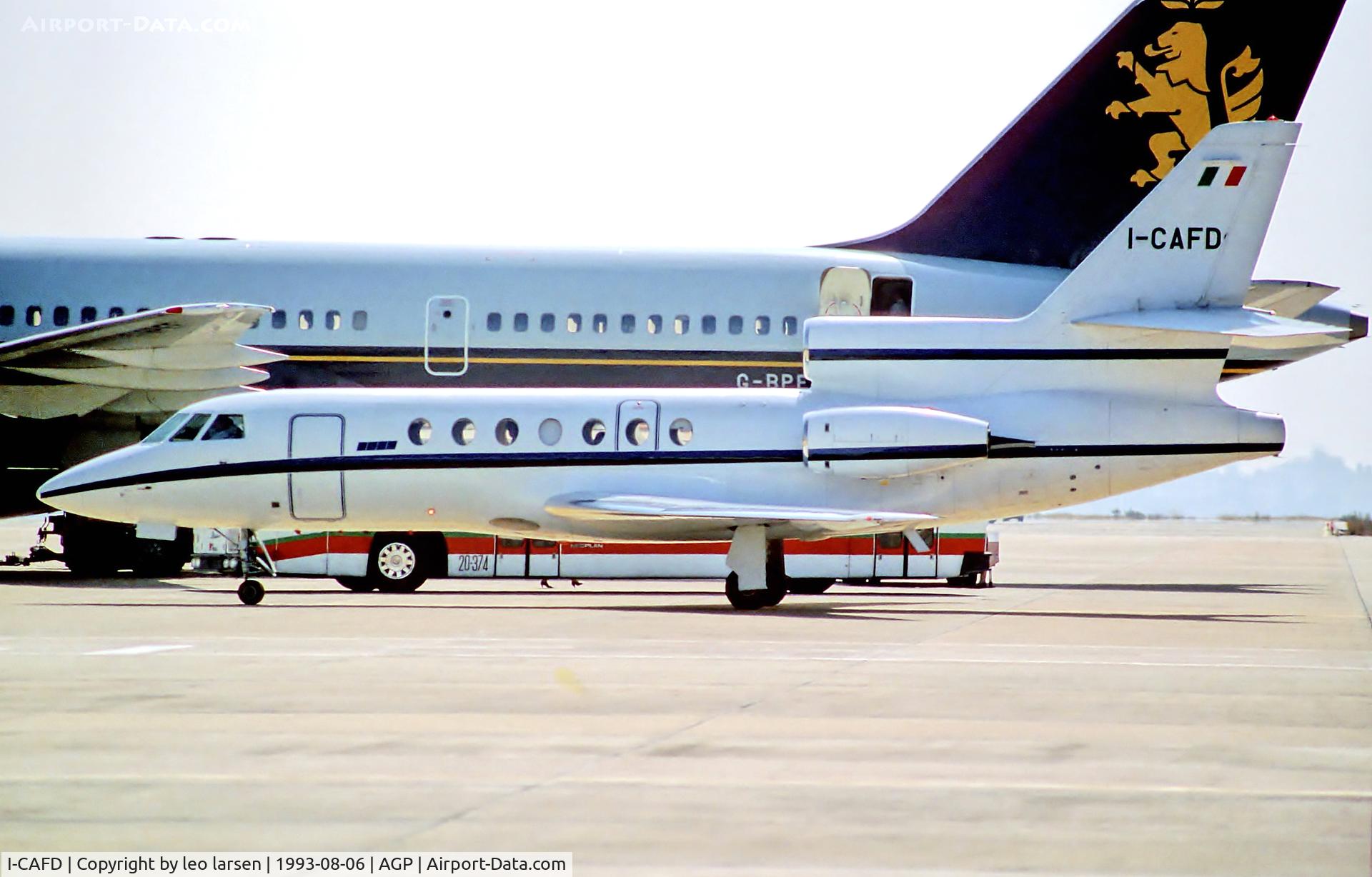 I-CAFD, 1987 Dassault Falcon 50 C/N 183, Malaga 6.8.93