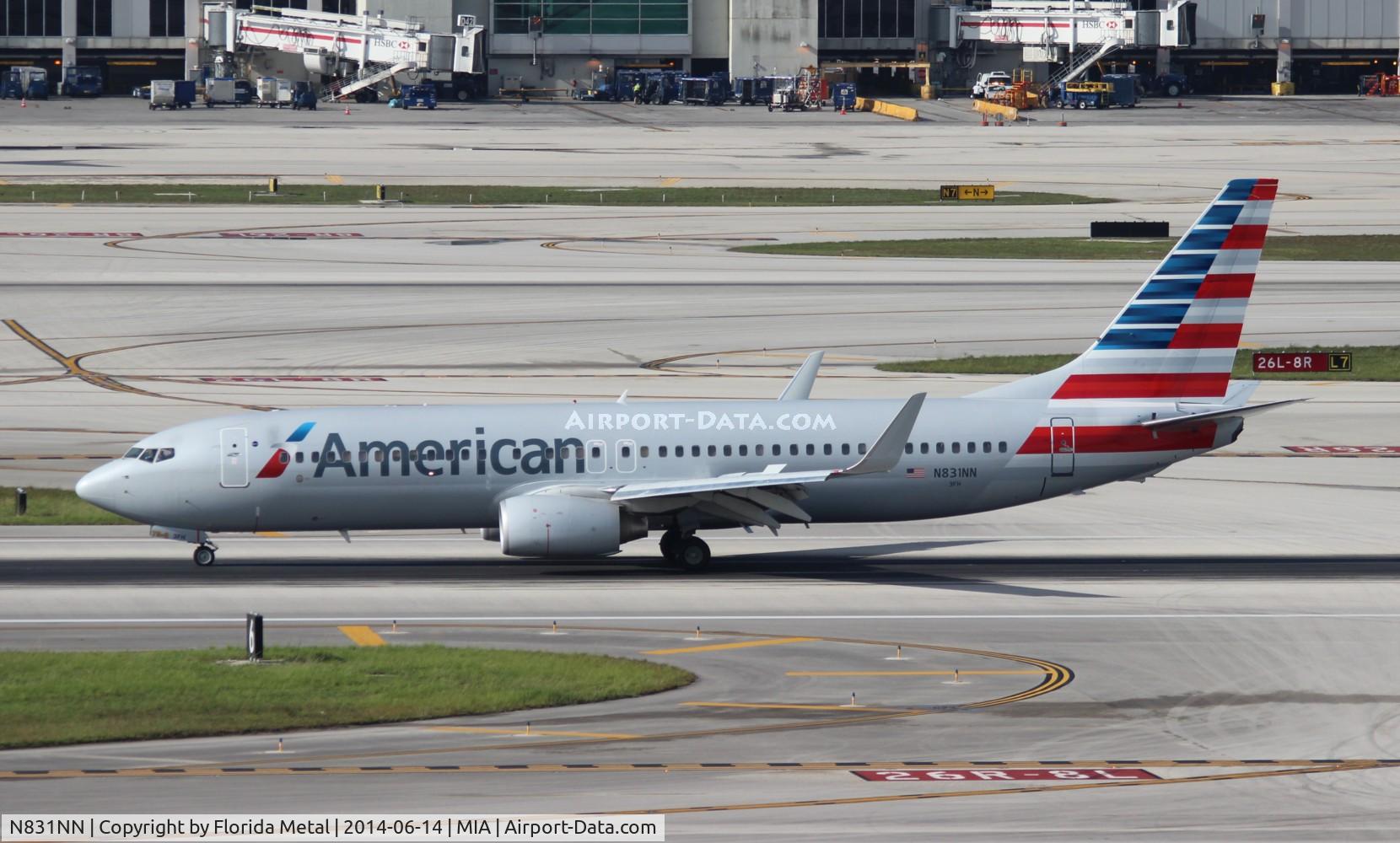N831NN, 2010 Boeing 737-823 C/N 33211, American