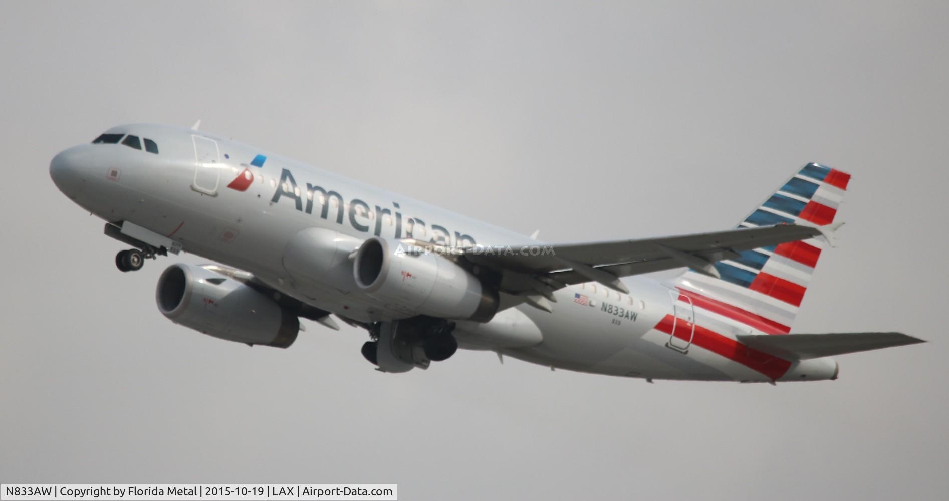N833AW, 2002 Airbus A319-132 C/N 1844, American
