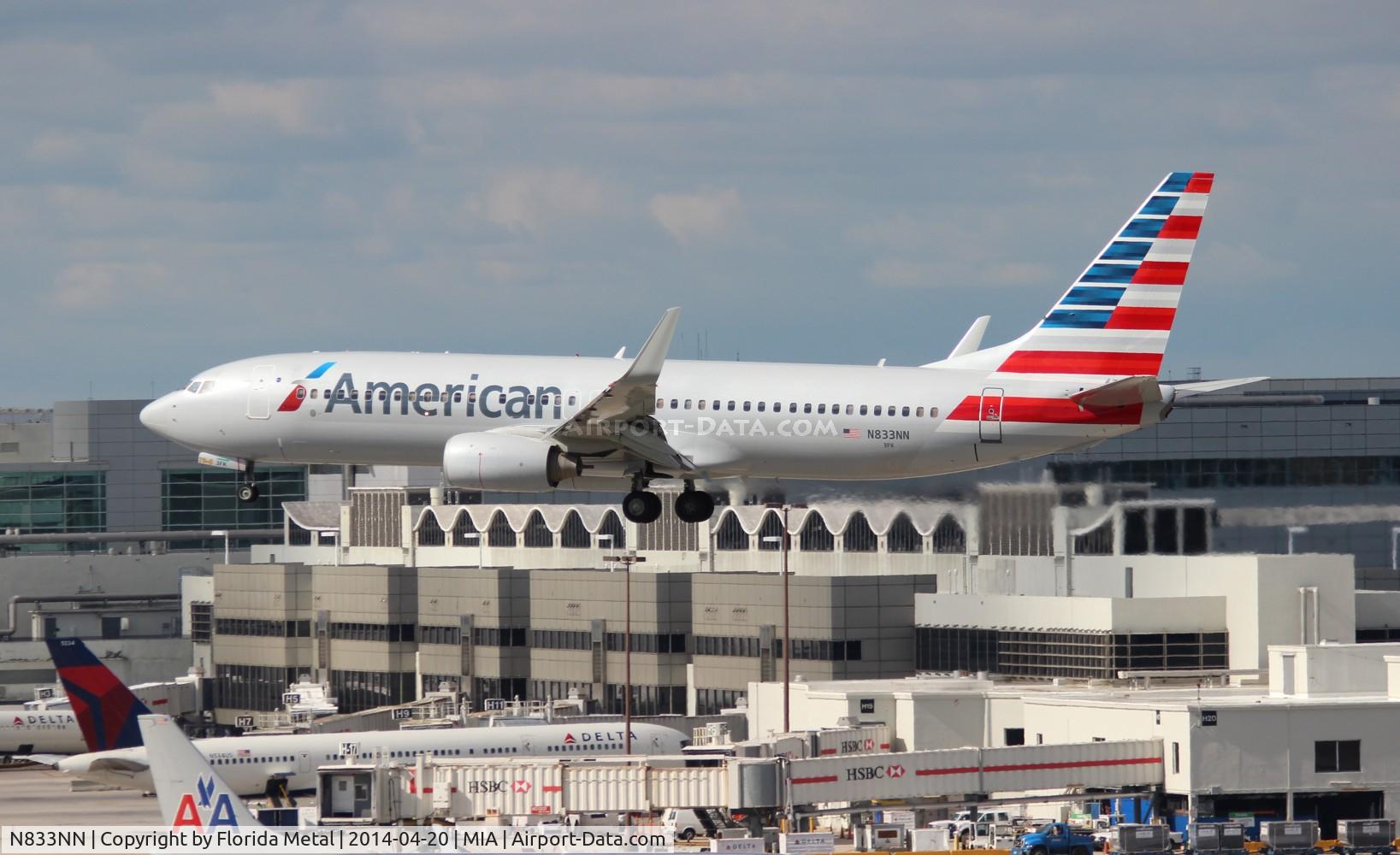 N833NN, 2010 Boeing 737-823 C/N 31093, American