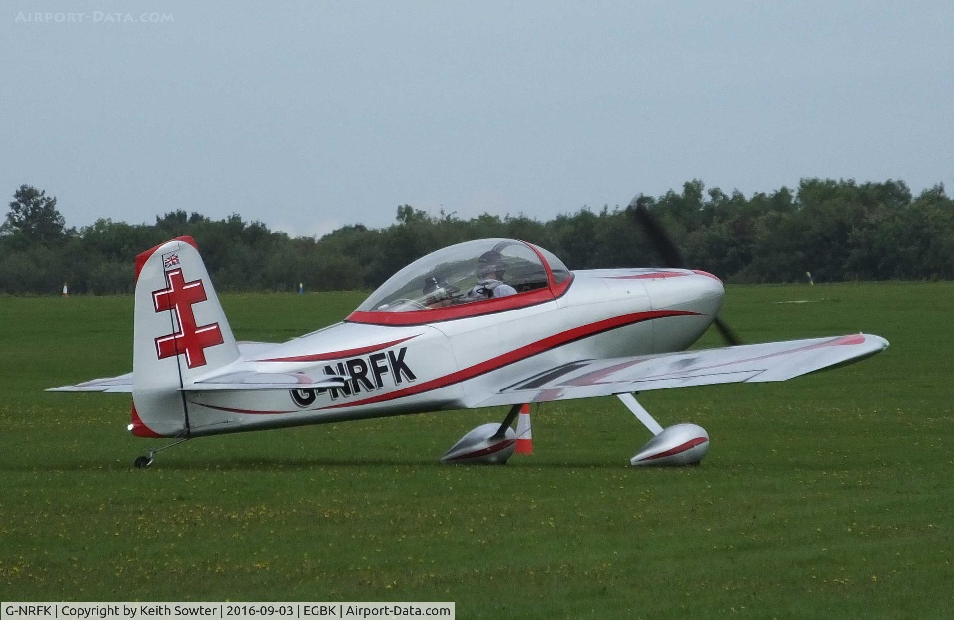 G-NRFK, 2013 Vans RV-8 C/N PFA 303-14135, LAA FLY-IN