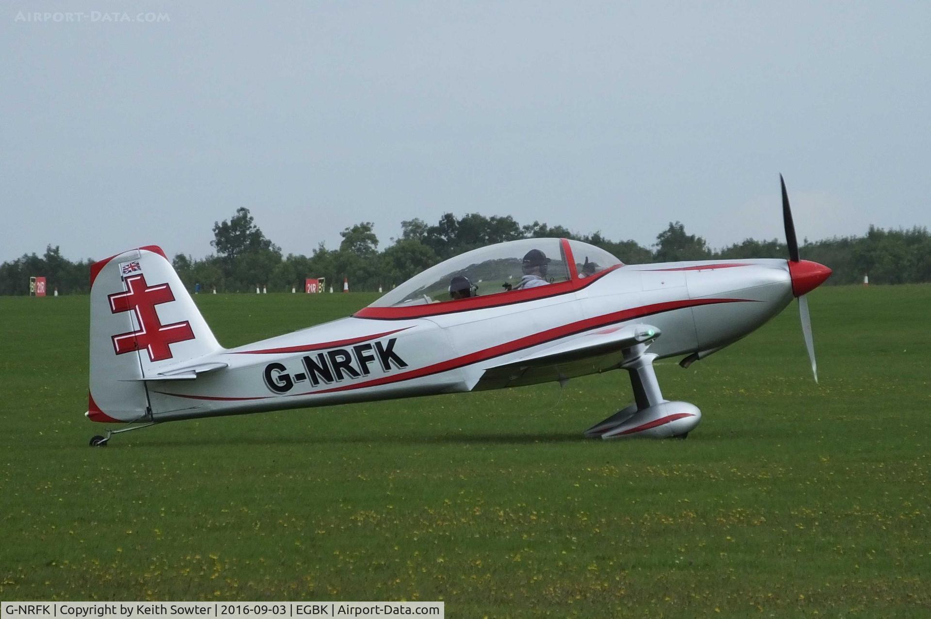 G-NRFK, 2013 Vans RV-8 C/N PFA 303-14135, LAA FLY-IN