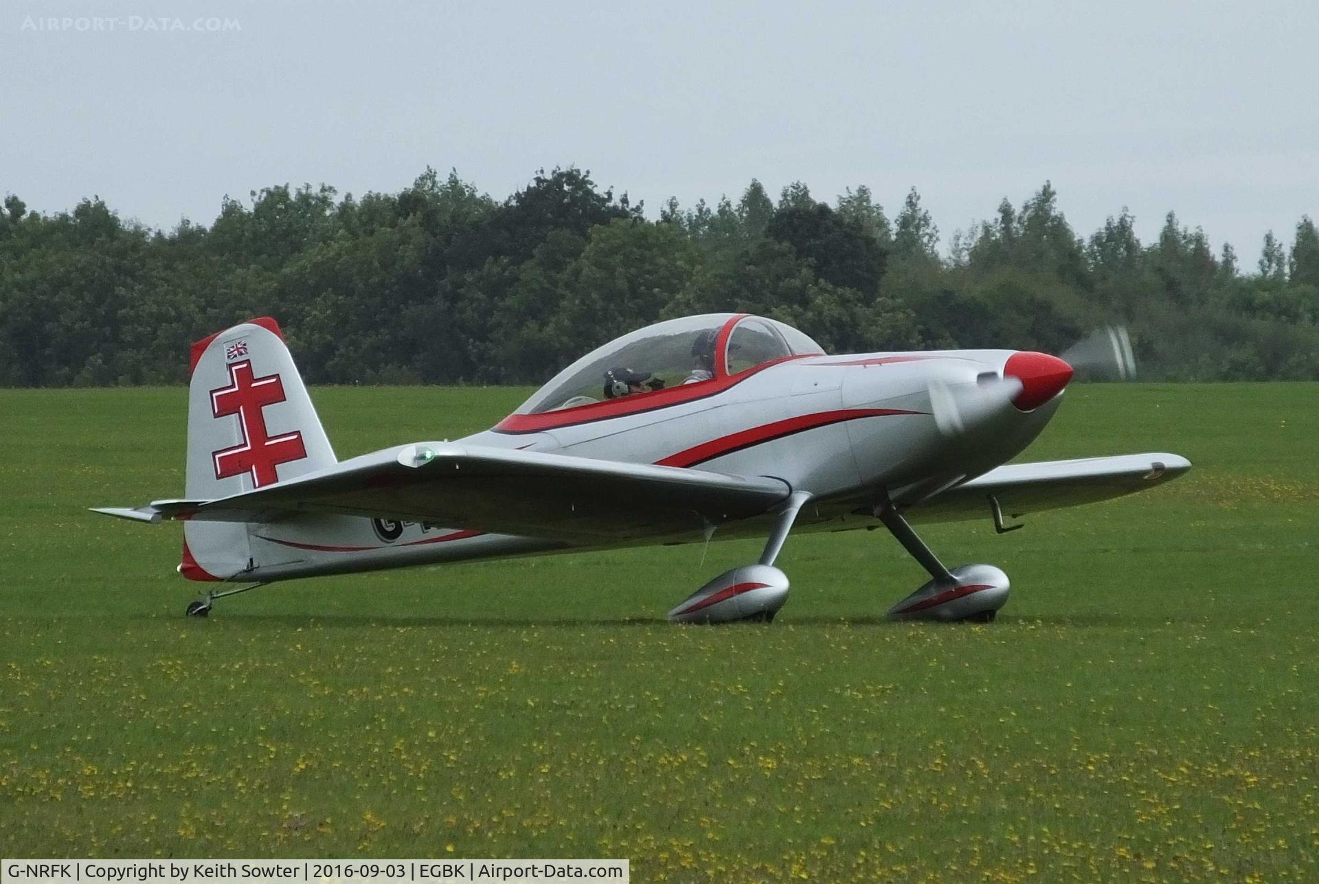 G-NRFK, 2013 Vans RV-8 C/N PFA 303-14135, LAA FLY-IN