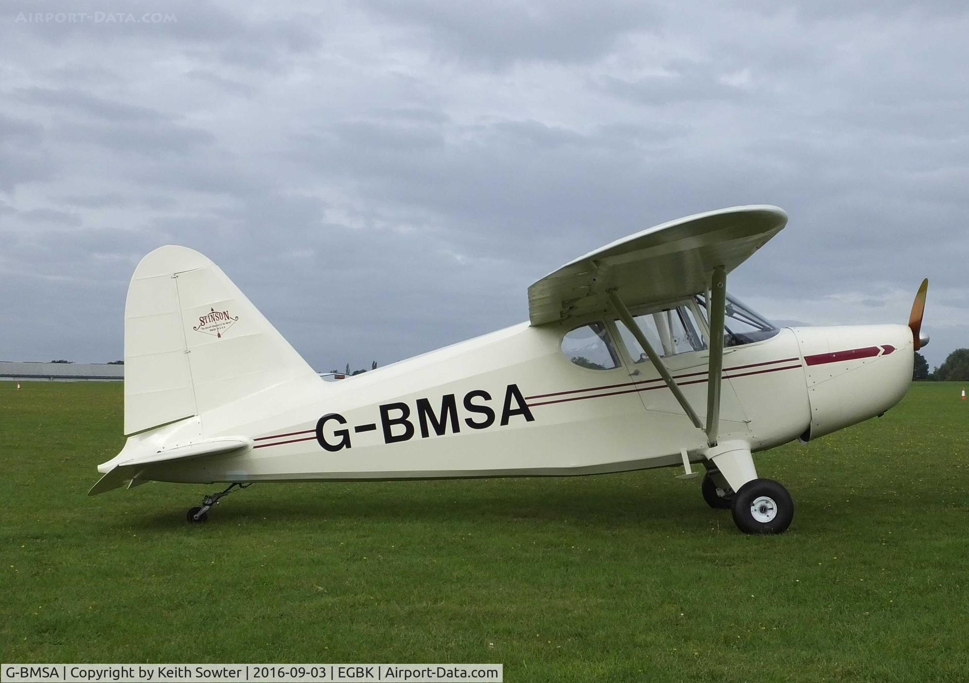 G-BMSA, 1939 Stinson HW-75 C/N 7040, LAA FLY-IN
