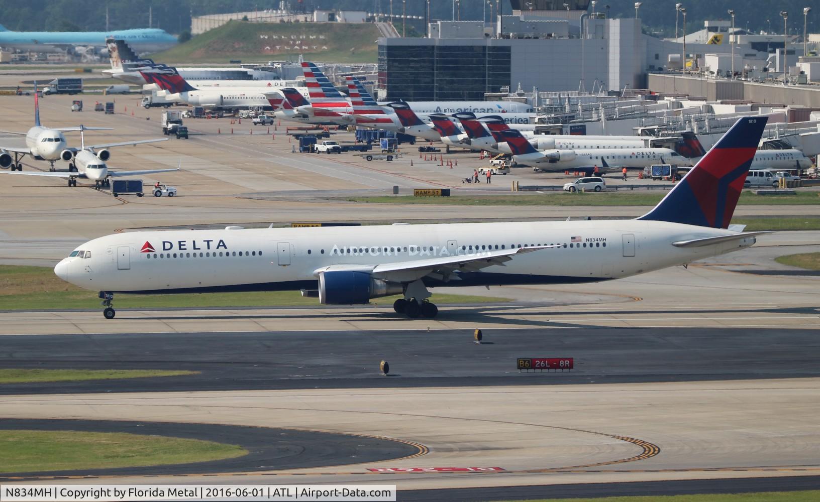 N834MH, 2000 Boeing 767-432/ER C/N 29707, Delta