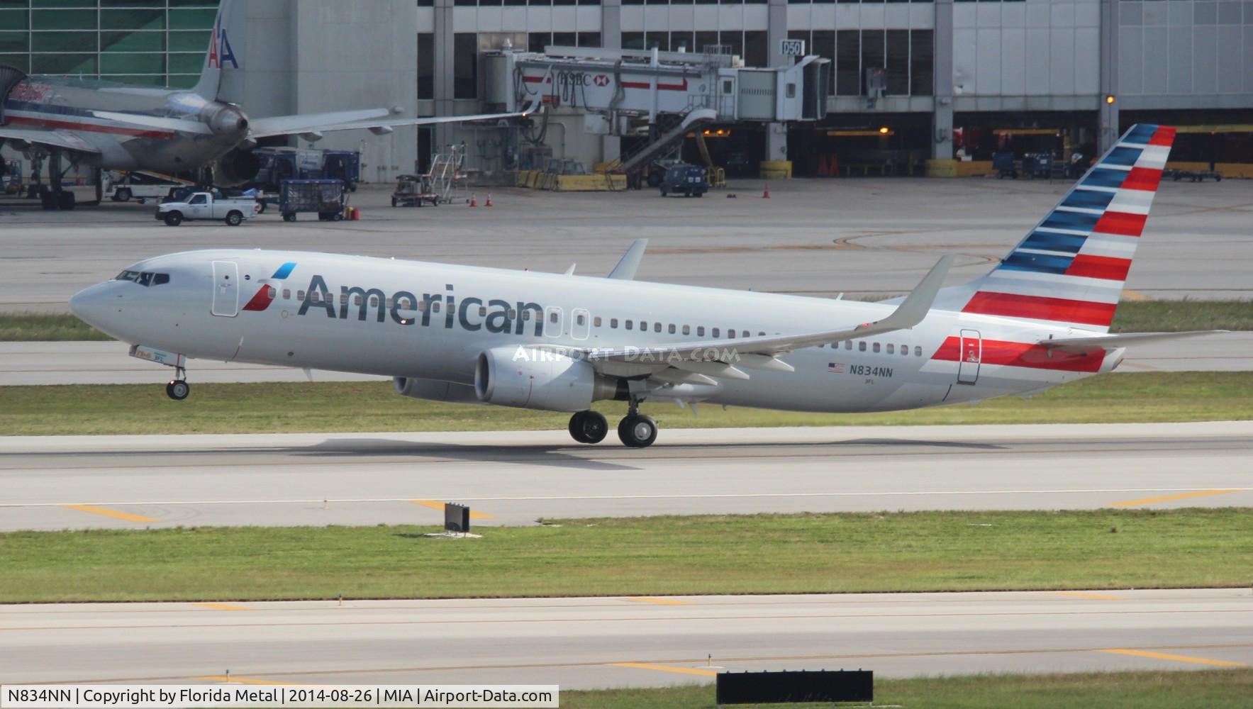 N834NN, 2010 Boeing 737-823 C/N 29576, American