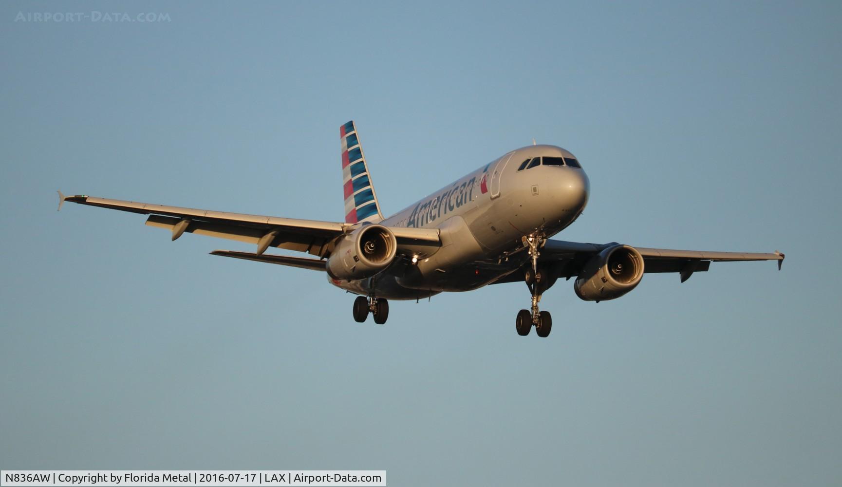 N836AW, 2005 Airbus A319-132 C/N 2570, American