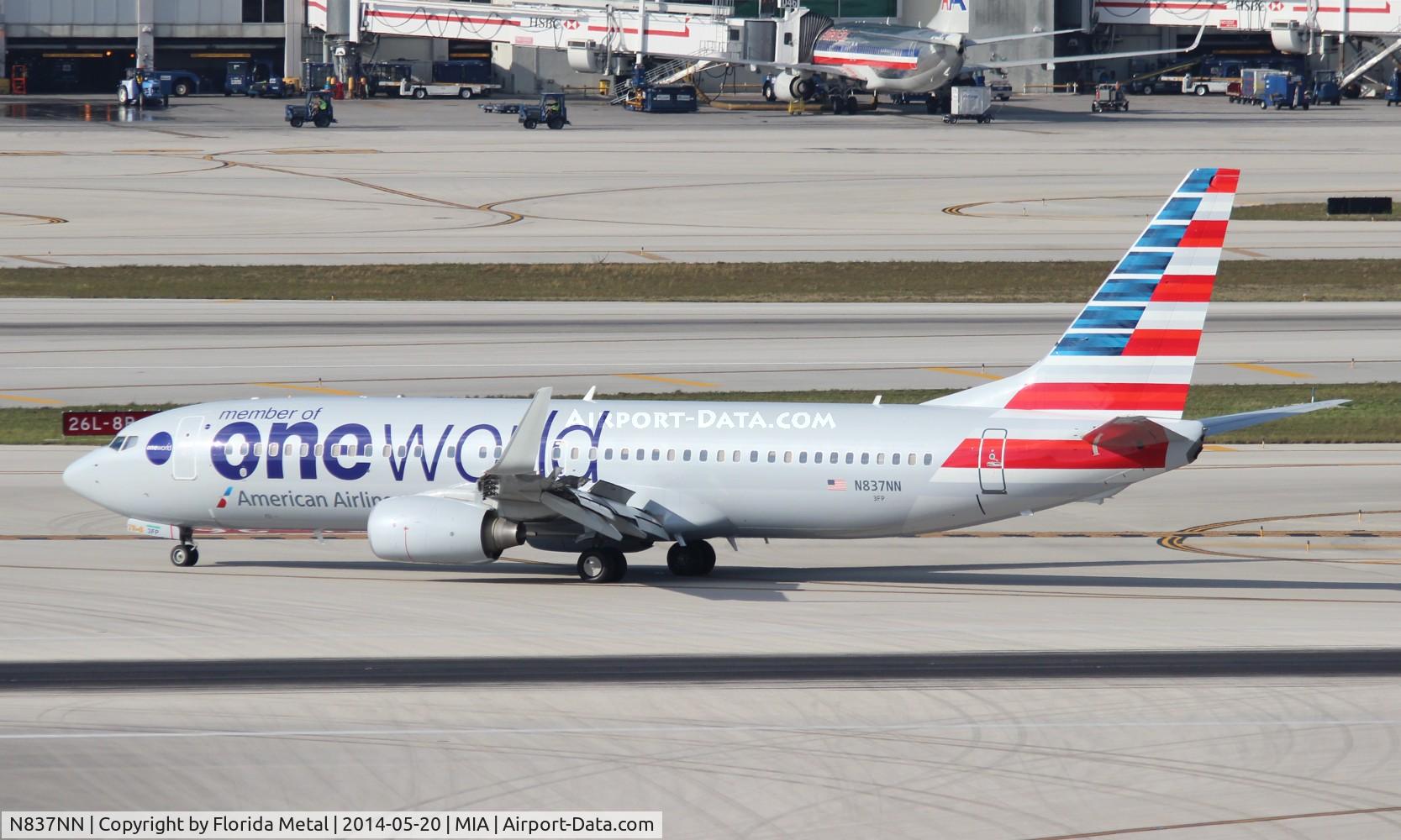N837NN, 2010 Boeing 737-823 C/N 30908, American One World
