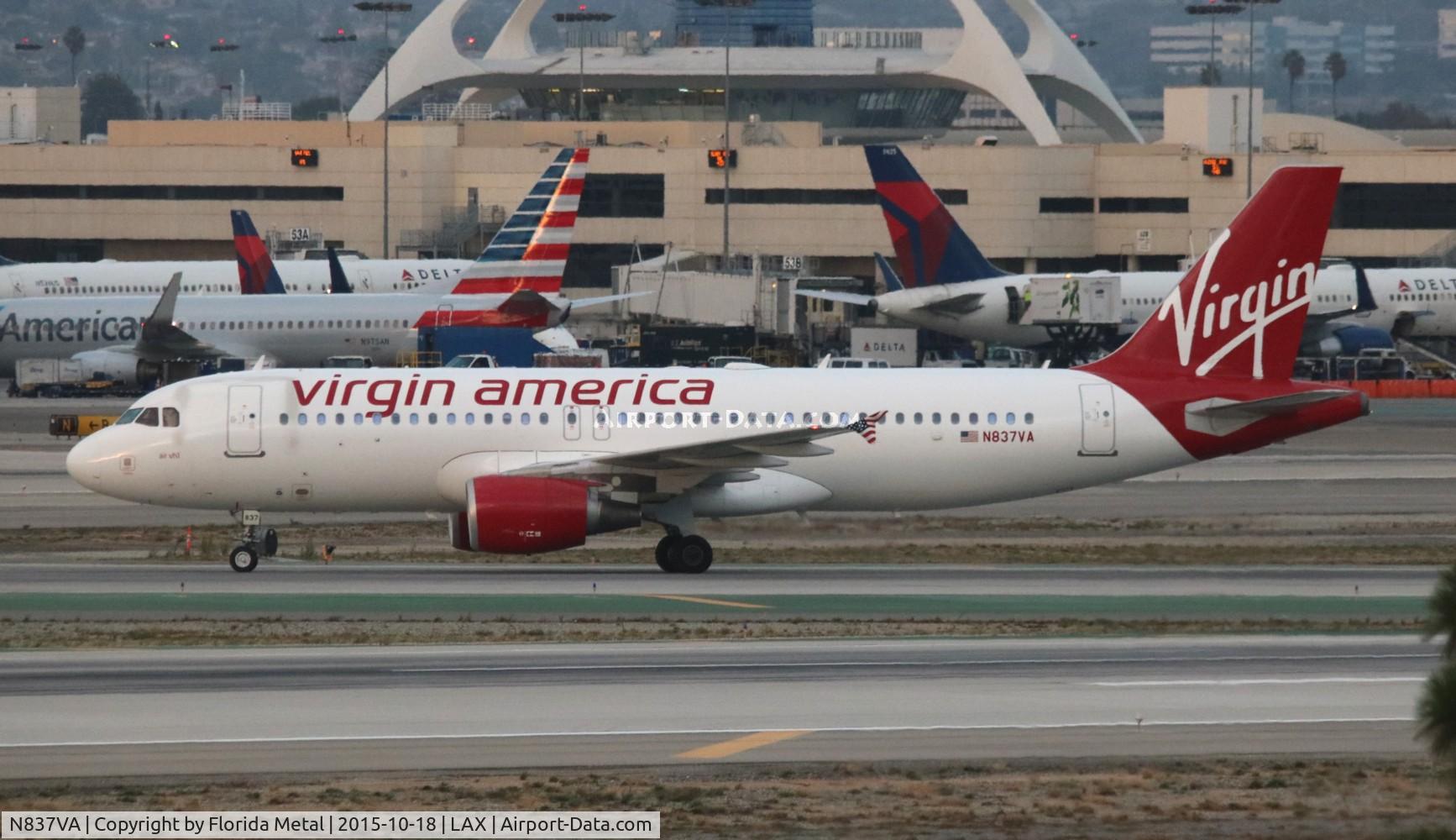 N837VA, 2010 Airbus A320-214 C/N 4558, Virgin American