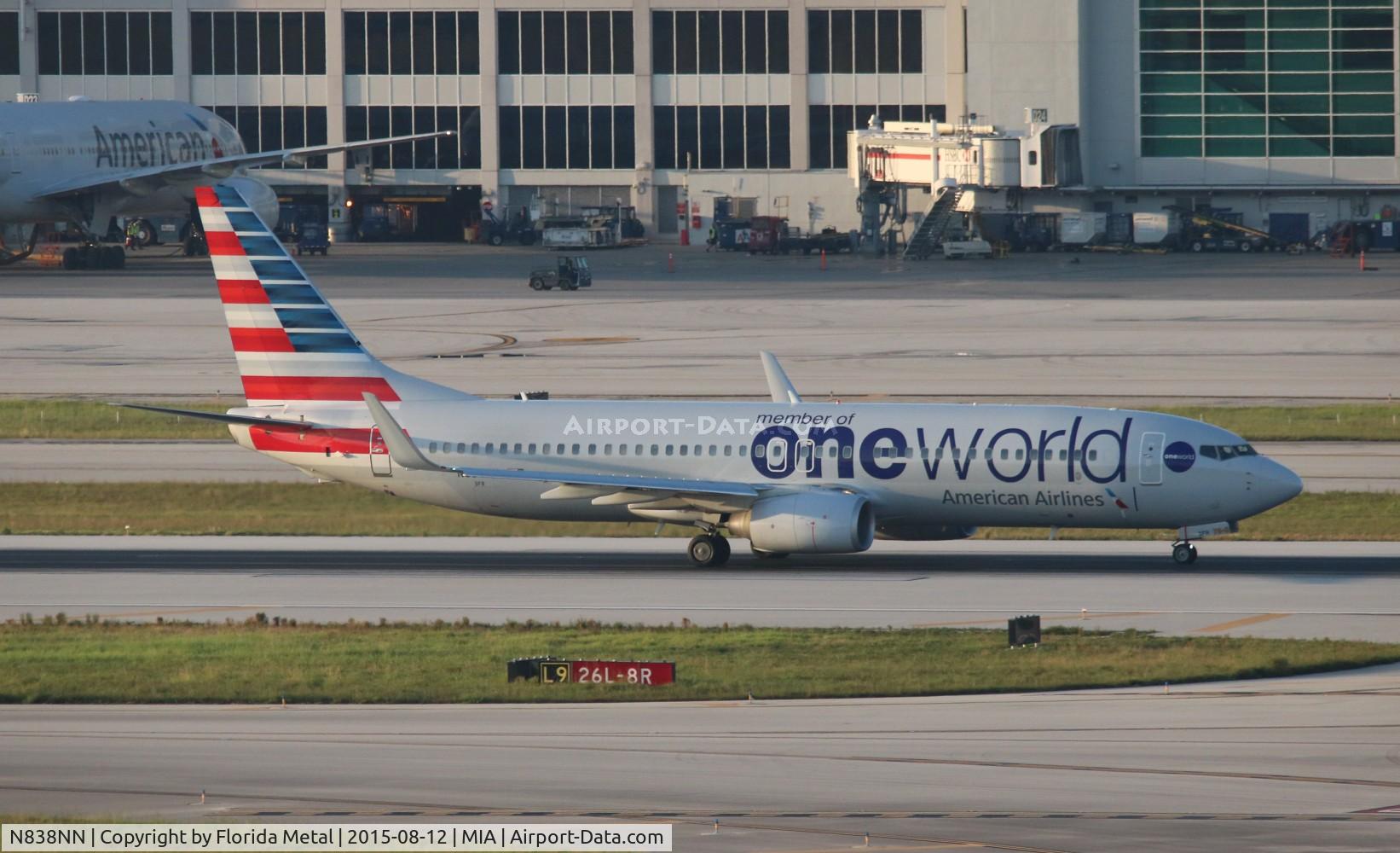 N838NN, 2010 Boeing 737-823 C/N 31097, American One World