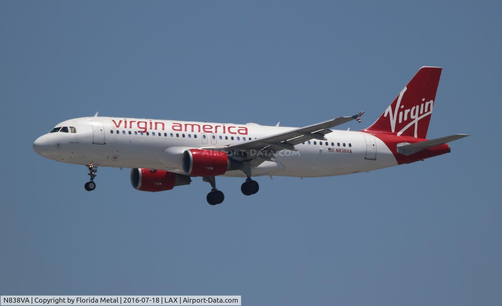 N838VA, 2010 Airbus A320-214 C/N 4559, Virgin America